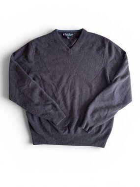 Cashmere V-Neck Sweater Pullover Daniel Bishop